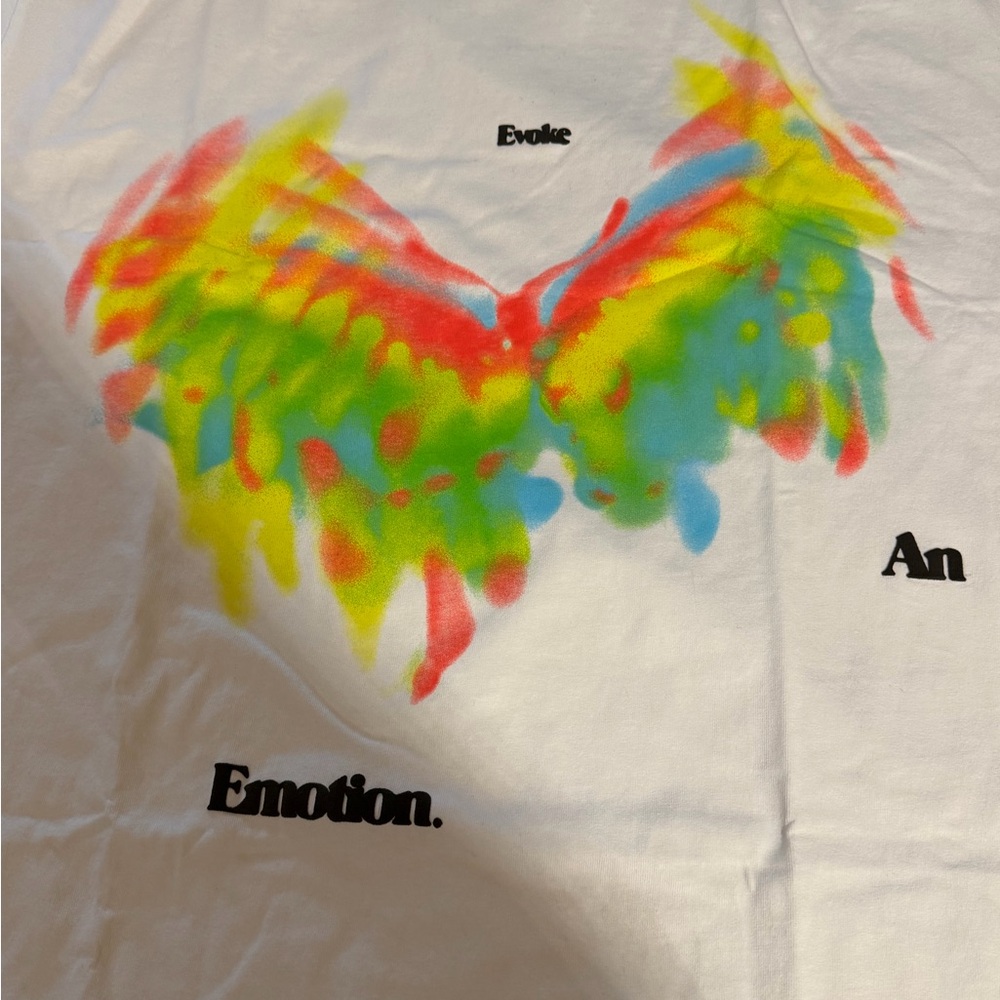Bitter sweet White T-Shirt with Colorful Graphic - Picture 2 of 4